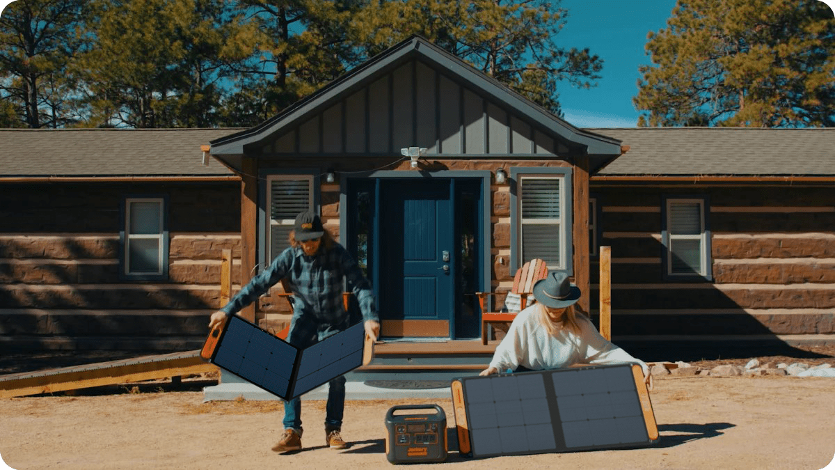 Gotowy dach z bali drewnianych pokryty papą bitumiczną dla lepszej hydroizolacji