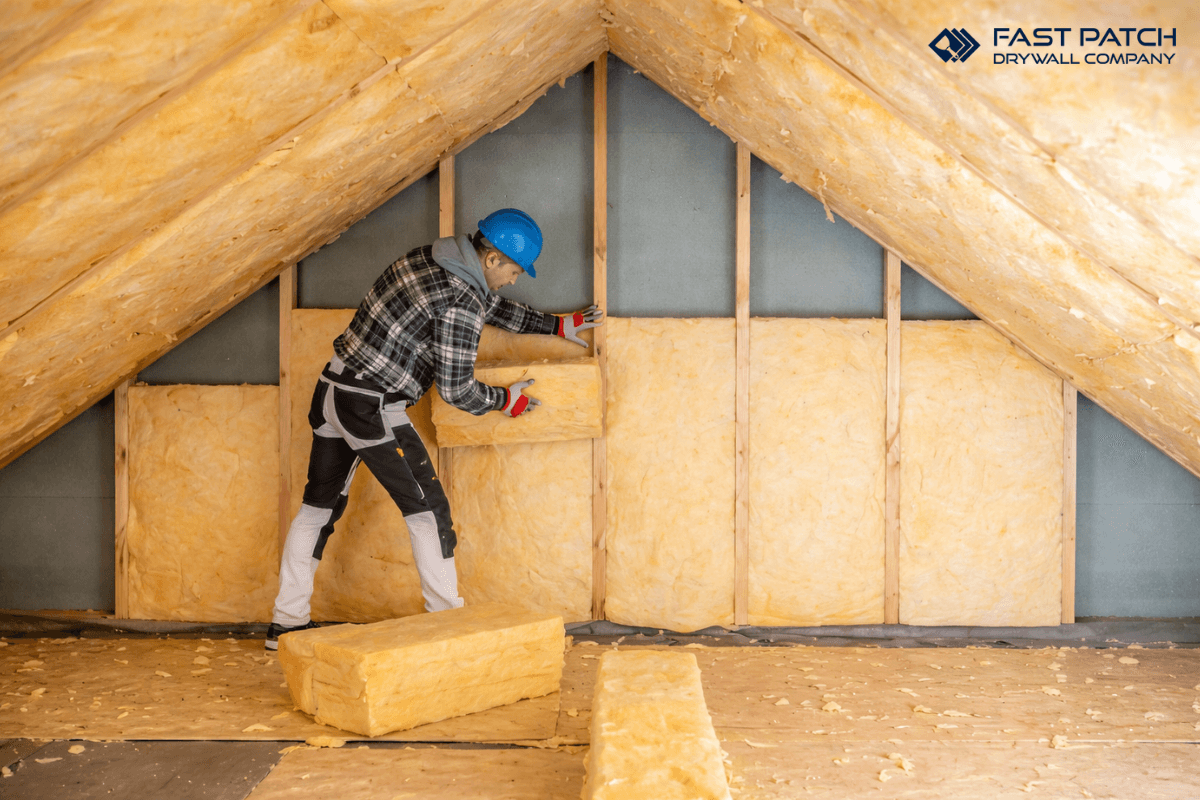 Płyty styropianowe EPS cięte nożycami do wymiaru legarów poddasza